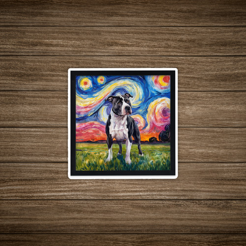 Stampa artistica cane pit - stampa, bull