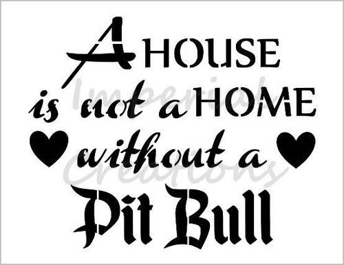 Pit bull home - pit, cane