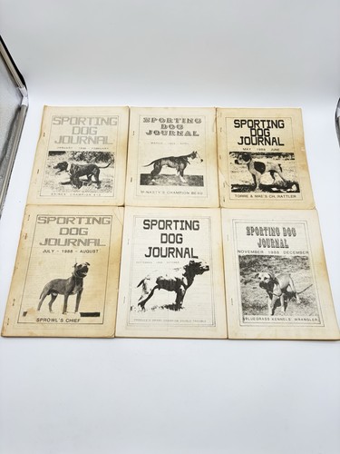 Giornale cane sportivo vintage