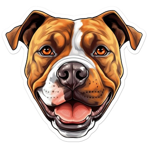 American pit bull dog - bull,