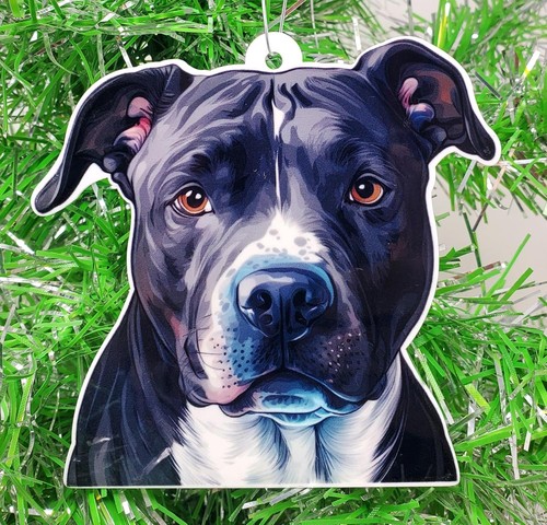 Decorazione natalizia cane pit - cane,