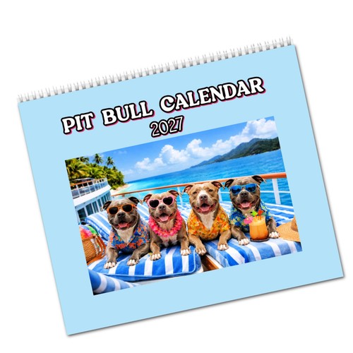 Pit bull calendario cani 2027 - bull,