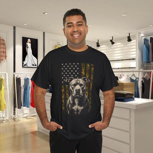 Shirt cane militare mimetica - cane,