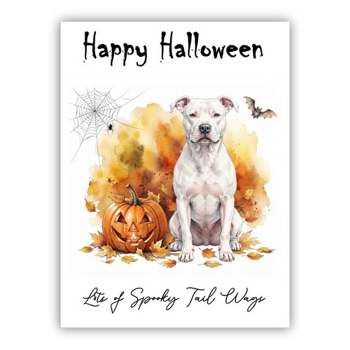 Biglietto halloween pit bull - pit,
