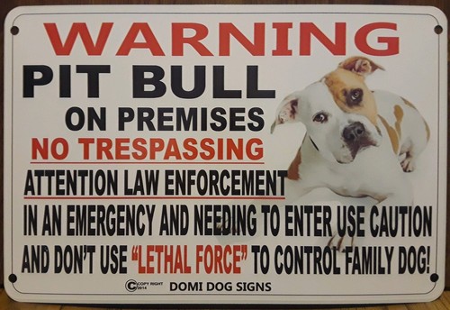 Insegna per cani - , pit