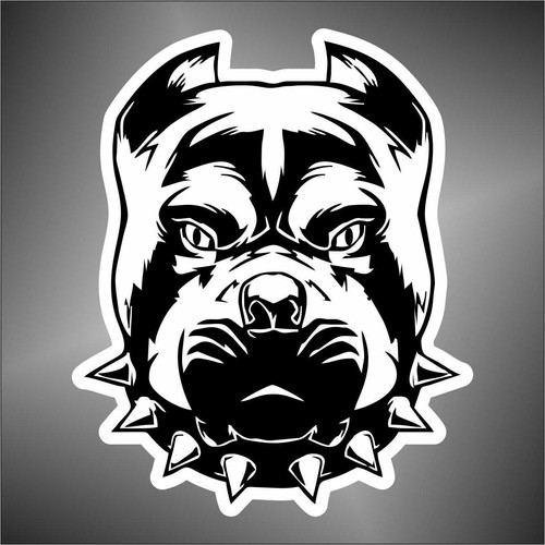 Adesivo pit bull cane dog - adesivo,