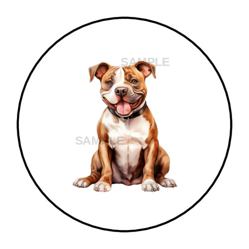 Pit bull dog adesivi etichette - pit,