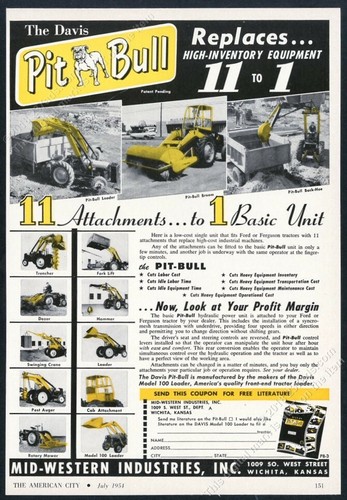 1954 pit bull cane arte - 1954,