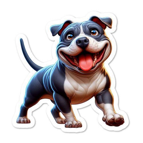 Pit bull dog adesivo - pit,